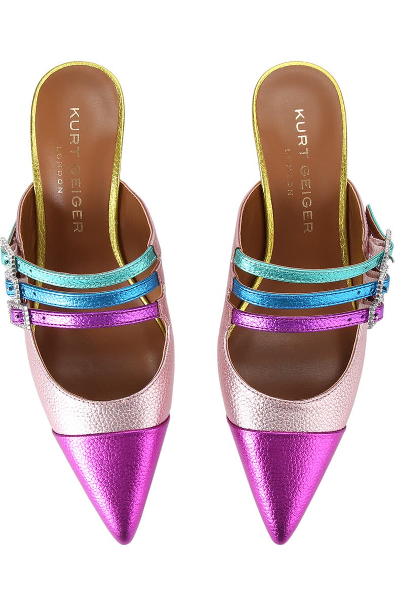 Kurt Geiger London Pierra Mary Jane Pointed Cap Toe Mule, Alternate, color,