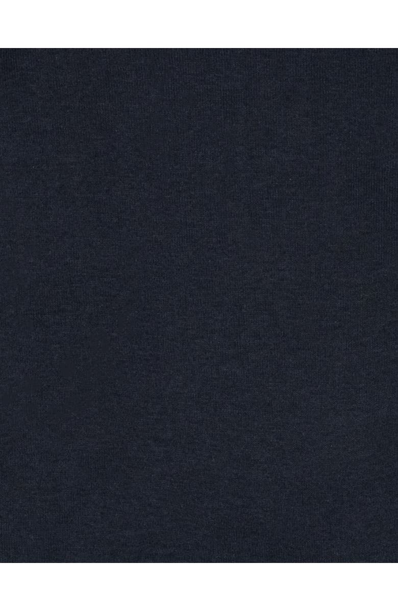 Leveret Kids Two-Piece Solid Cotton Matching Family Pajamas, Alternate, color, Navy