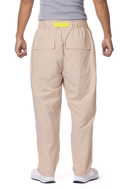 Vast Featherlight Loose Fit Belted Pants In Hazelnut
