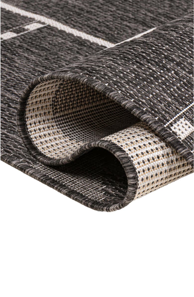 JONATHAN Y Soren Modern Geometri Indoor/Outdoor Area Rug, Alternate, color, Black/Cream