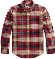 Polo Ralph Lauren Kids' Plaid Cotton Oxford Shirt