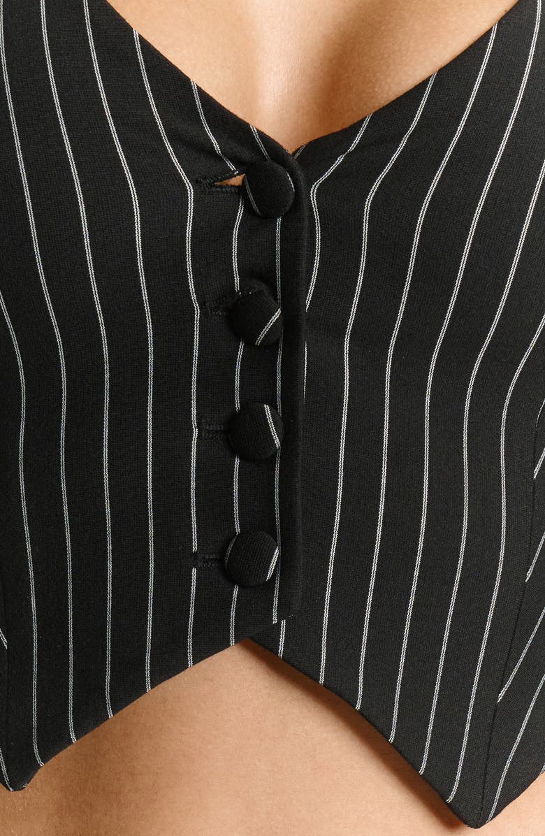 N BY NAKED WARDROBE Tailored Vest, Alternate, color, Black