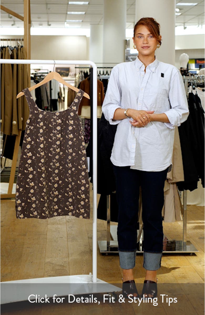 Abbott Floral Denim Minidress, sales video thumbnail