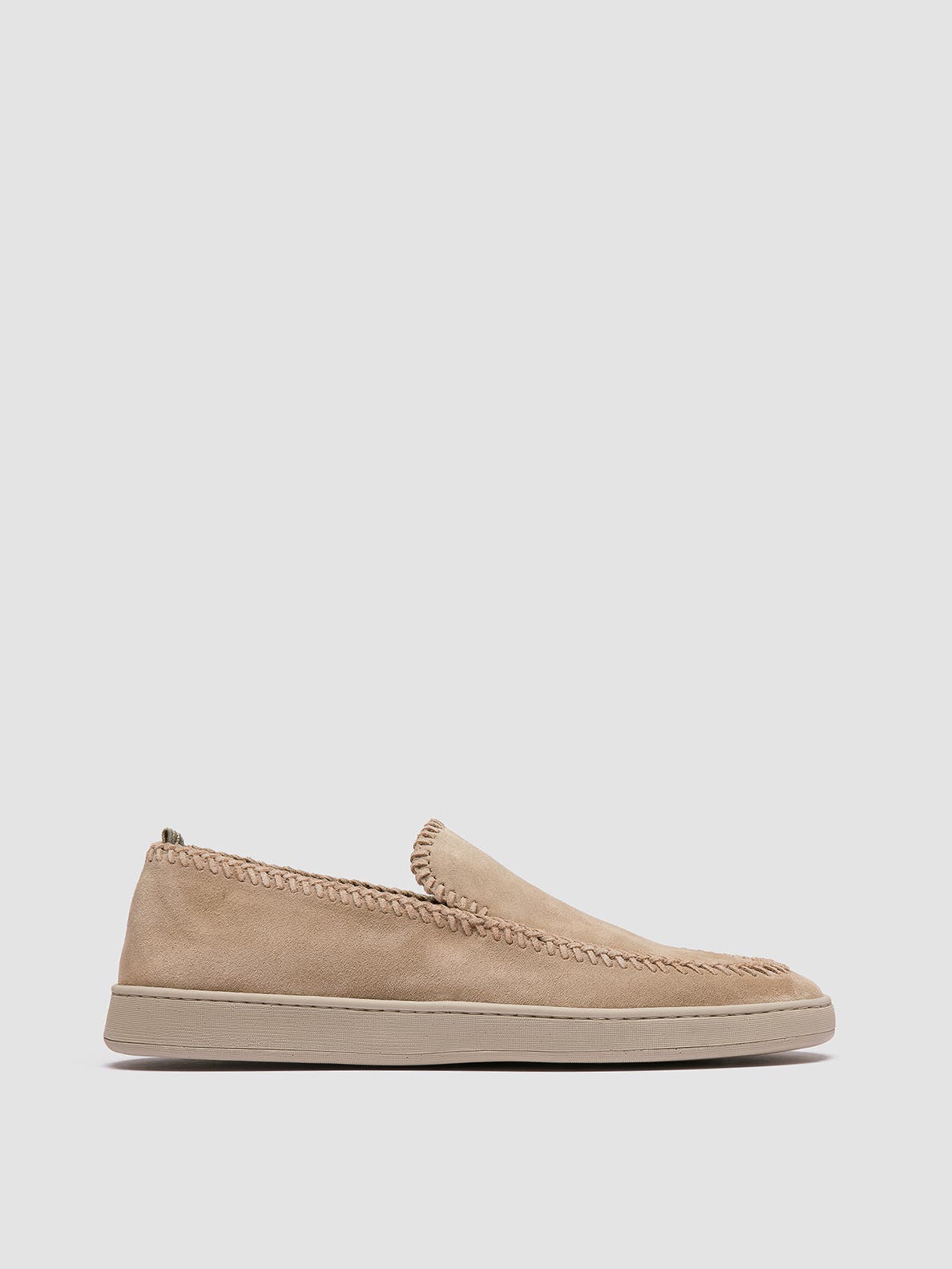 Officine Creative Herbie 011 Suede Loafers, Main, color, Camel