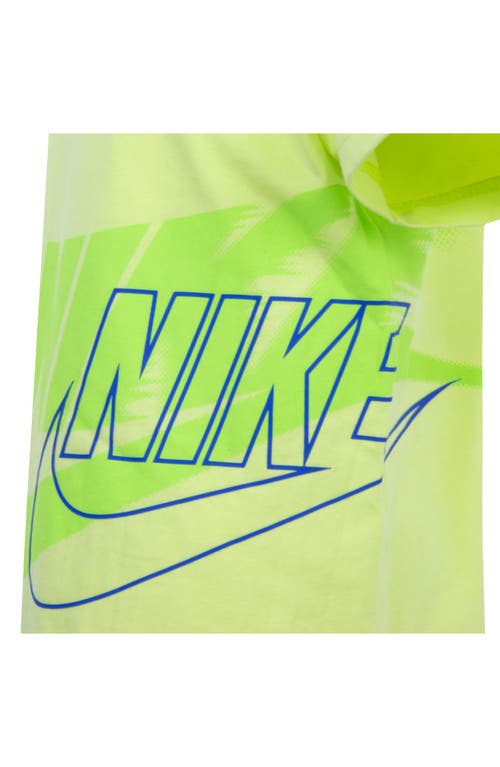 Nike Toddler & Little Boys "on The Move" Logo Crewneck T-shirt In Lite Lemon Twist