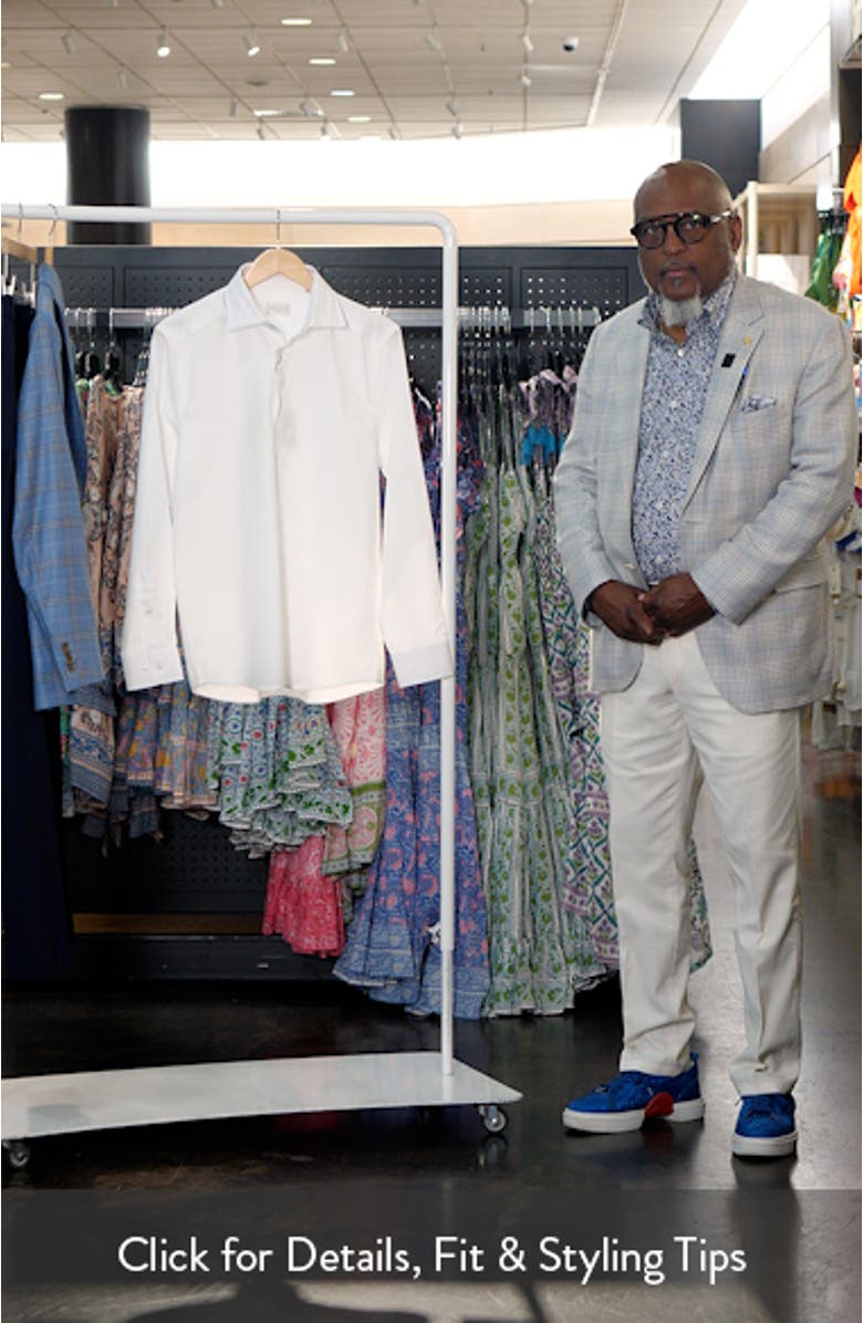 Danforth Stretch Cotton & Linen Blend Dress Shirt, sales video thumbnail