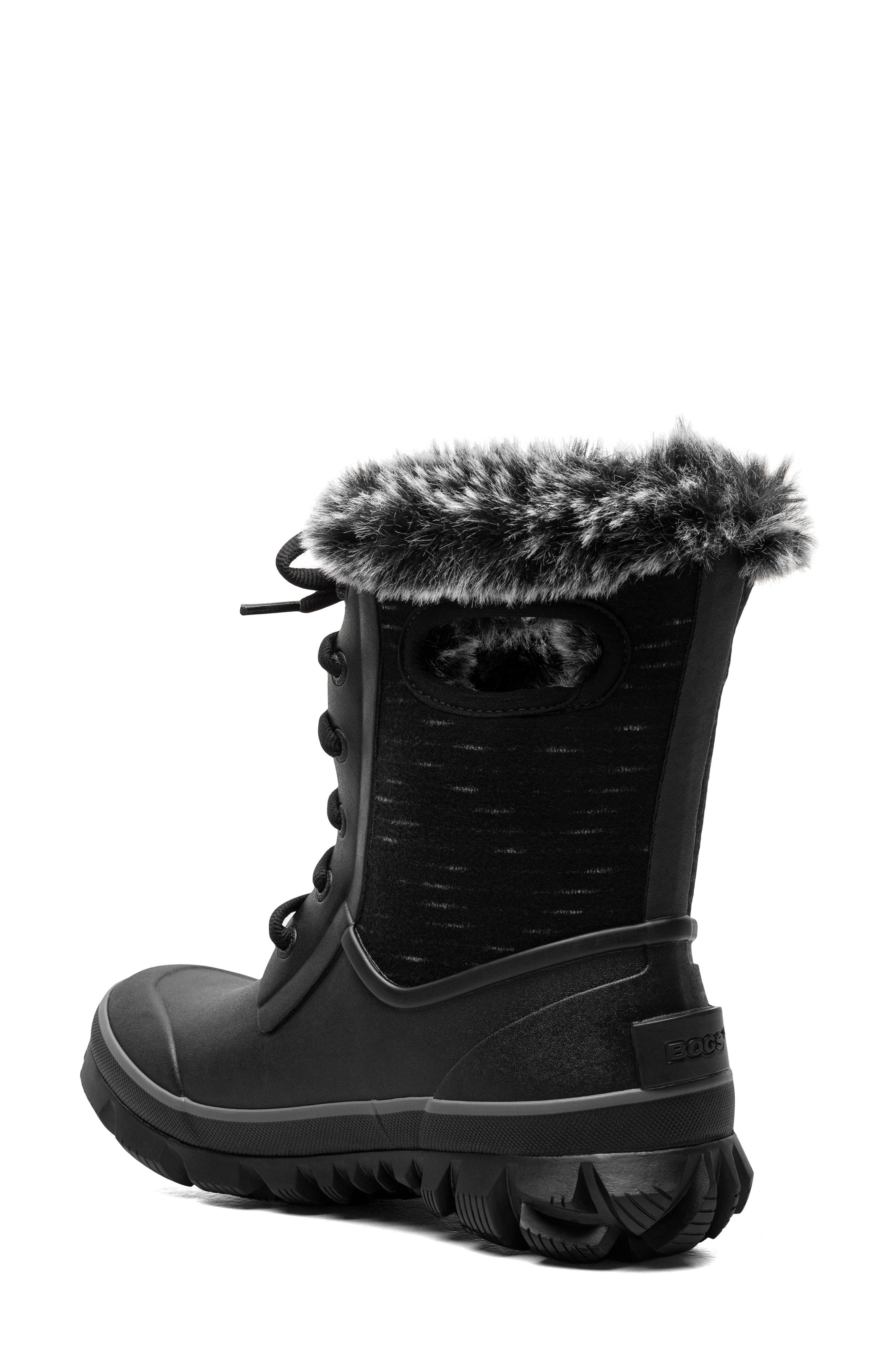 Bogs Arcata Dash Insulated Waterproof Snow Boot, Alternate, color, Black