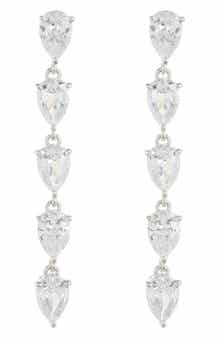 Nadri Serena CZ Linear Drop Earrings