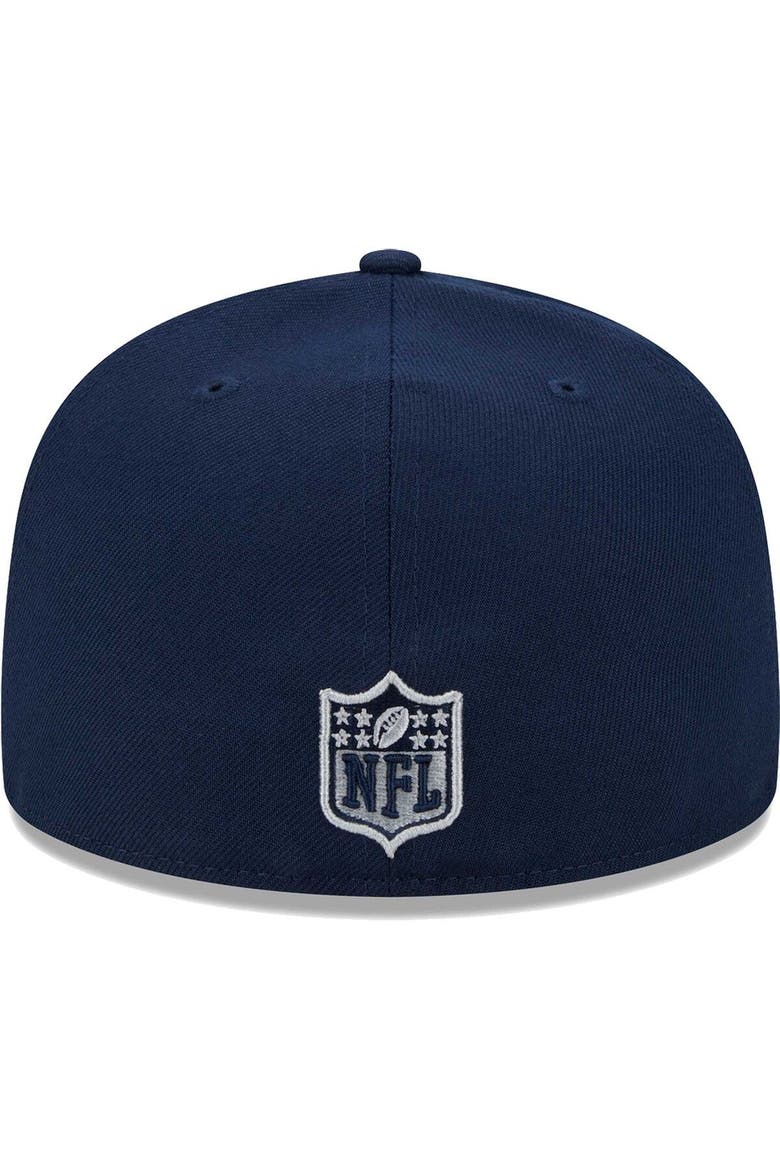 Men's New Era Navy Dallas Cowboys  Main Patch 59FIFTY Fitted Hat, Alternate, color, Navy