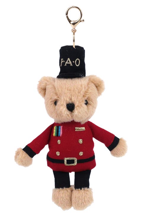 Soldier Bear Plush Keychain