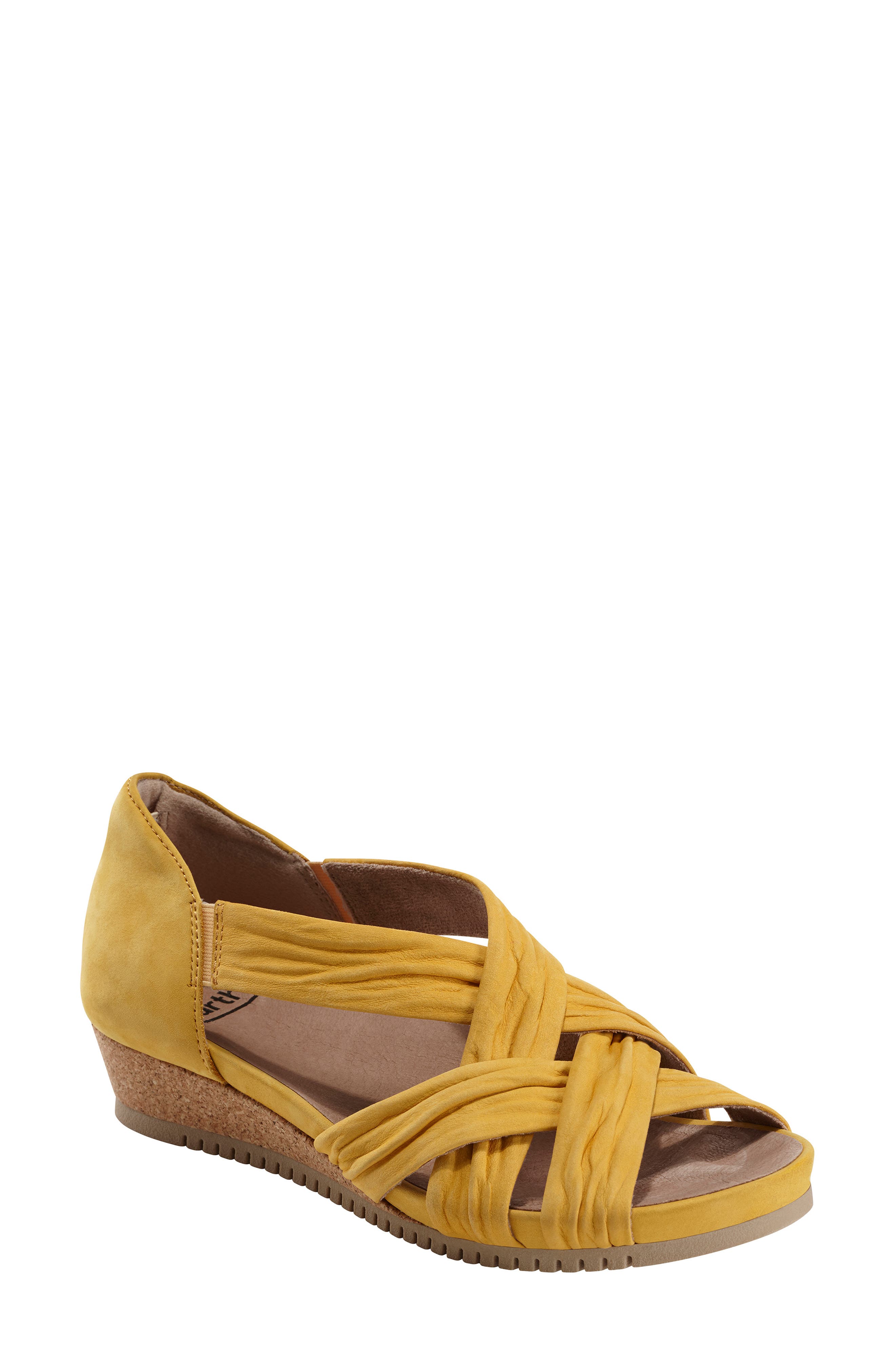 Gemini Sandal, Main, color, YELLOW LEATHER
