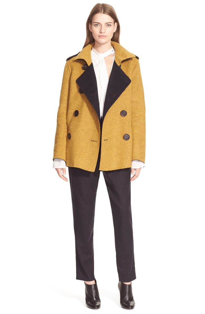 Derek Lam 10 Crosby Reversible Peacoat, Alternate, color, 
