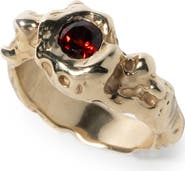 FARIS Spell Garnet Ring