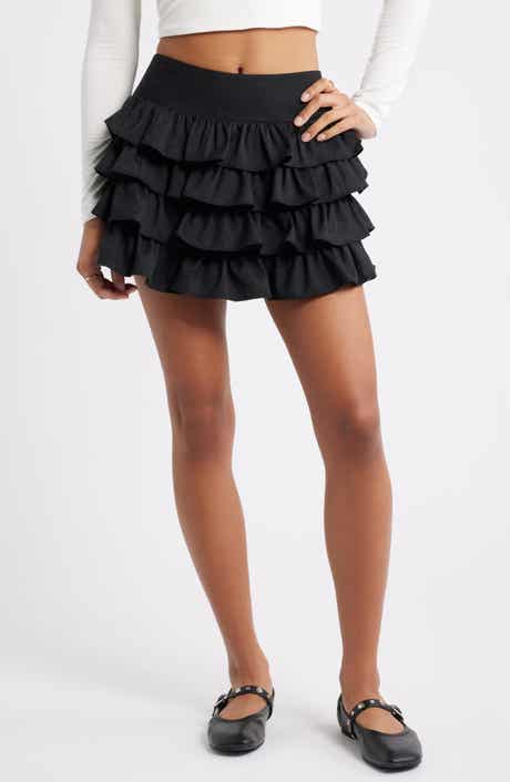 BP. Tiered Ruffle Miniskirt
