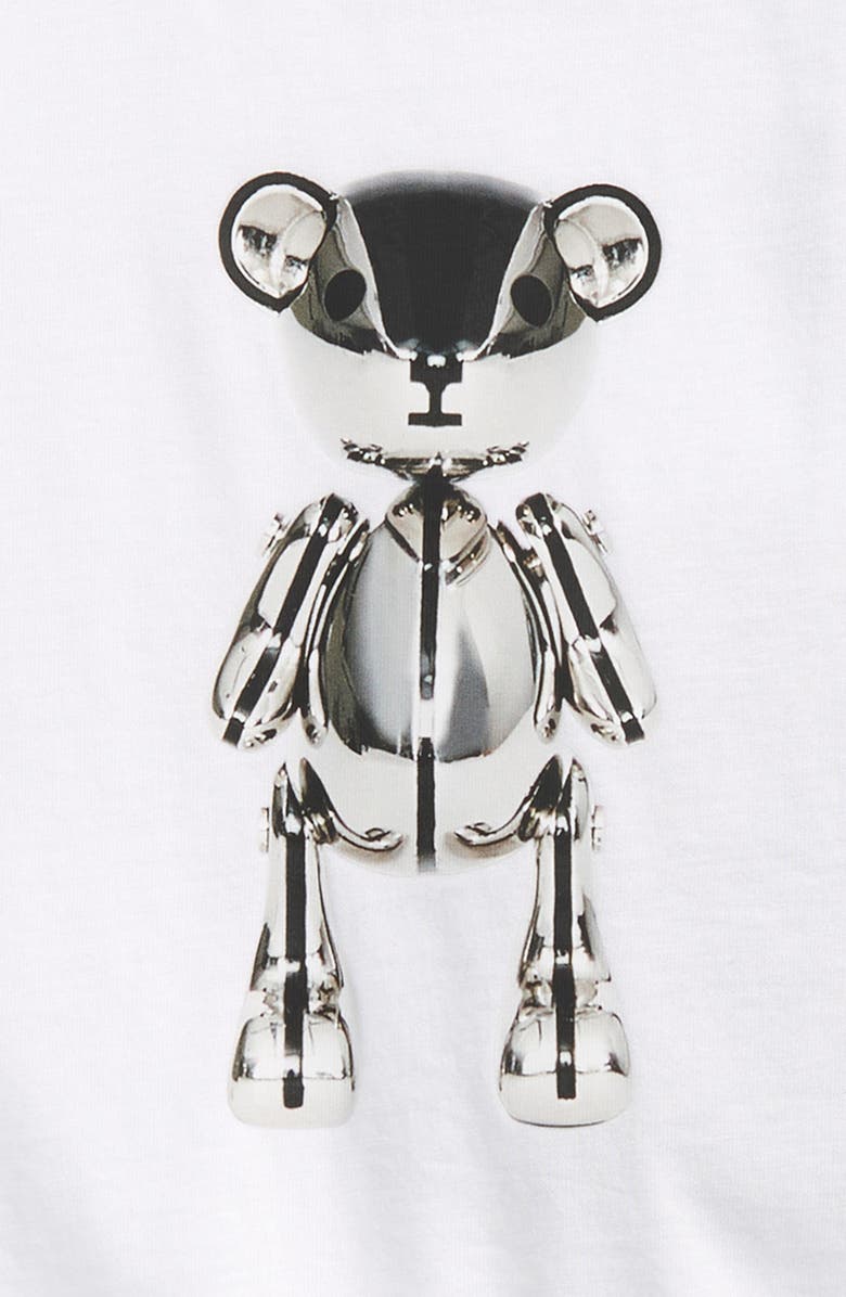 Burberry Kids' Metal Teddy Graphic Cotton Tee, Alternate, color,
