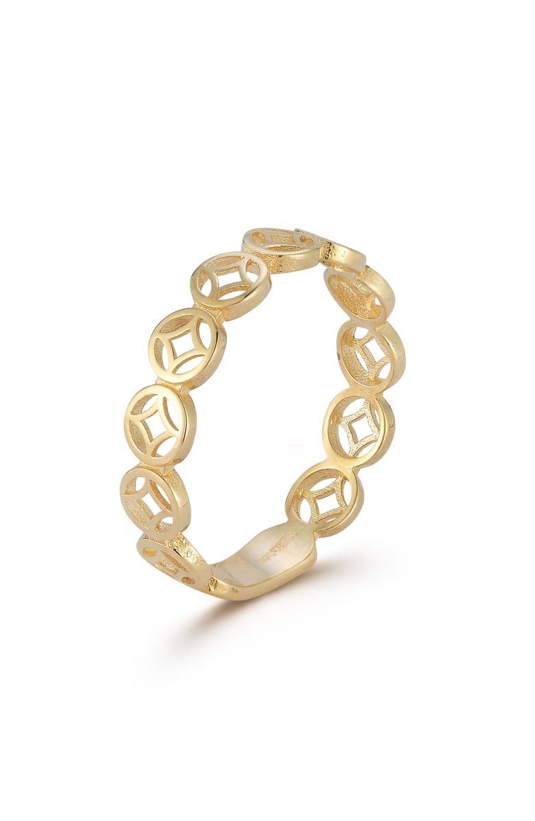Ember Fine Jewelry Open Work Band Ring, Alternate, color, Gold