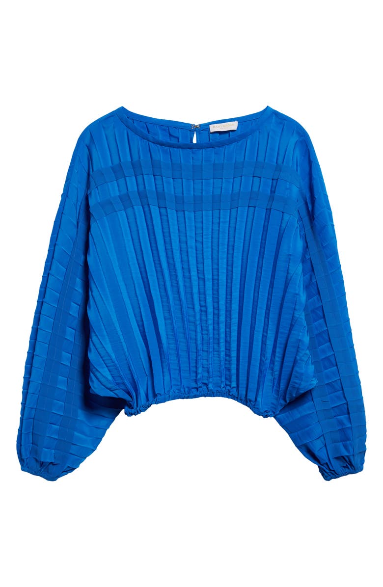 Ramy Brook Macy Pleated Bubble Top, Alternate, color, Marrakech Blue