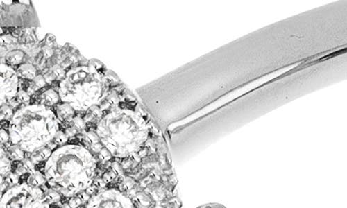 Carriere Jewelry Carrière Jewelry Diamond Pavé Disc Ring In 14k White Gold