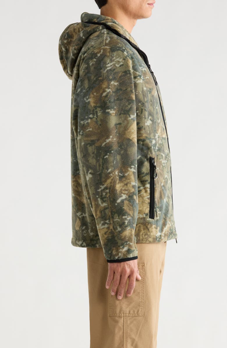 Carhartt Work In Progress Blevin Fleece Jacket, Alternate, color, Camo Combi Green
