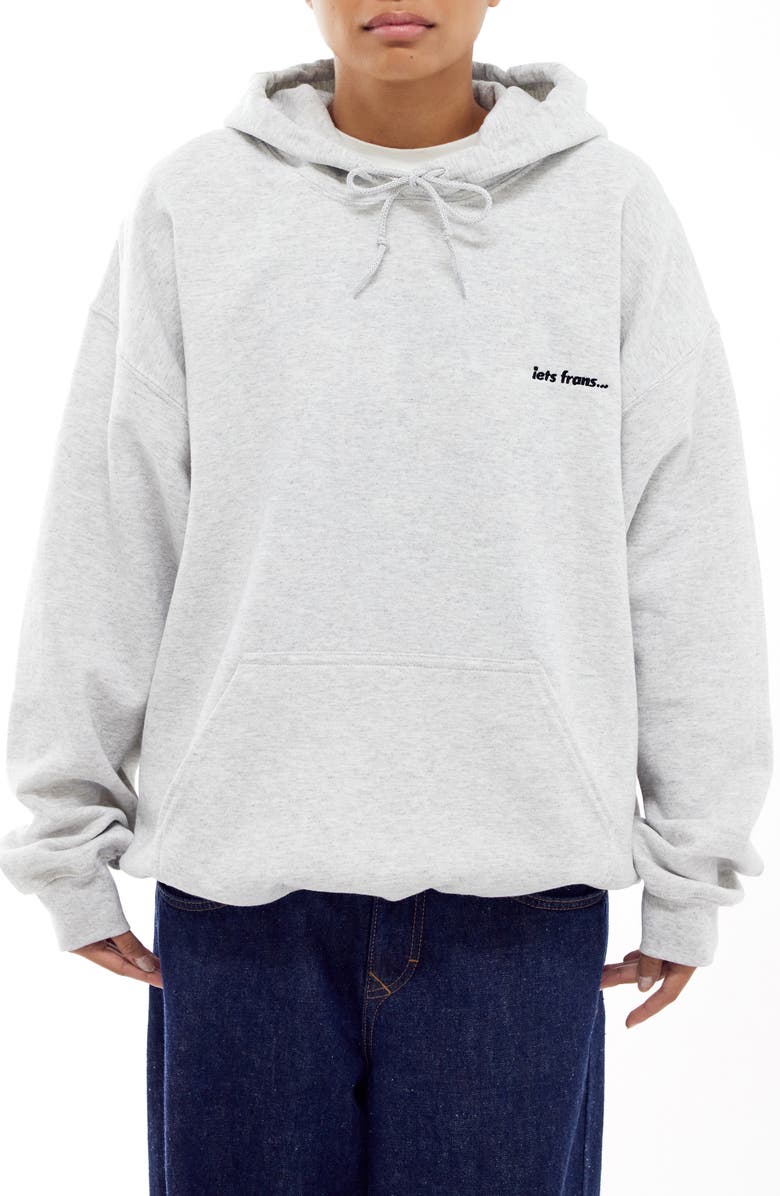 Iets Frans BDG Urban Outfitters Unisex Hoodie, Main, color, Grey Marl
