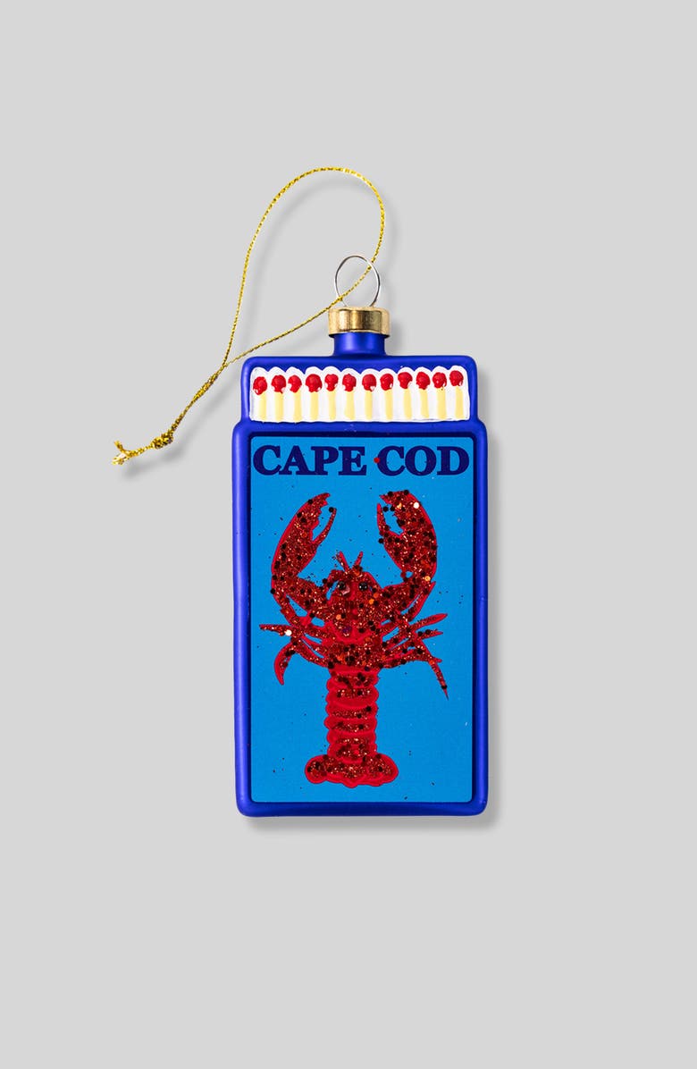 Furbish Matchbook Ornament - Cape Cod, Main, color, Blue