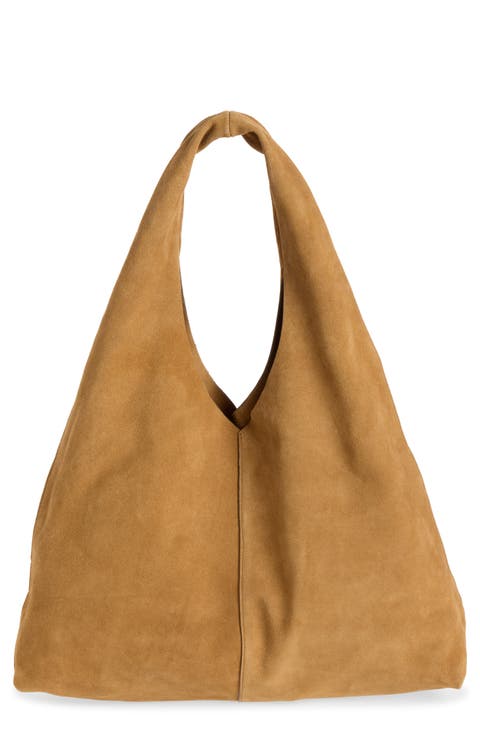Joel Suede Shoulder Bag