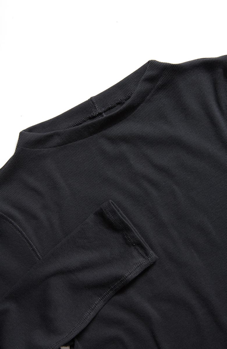 Everlane The Pima Micro Rib Funnel Neck Top, Alternate, color, 