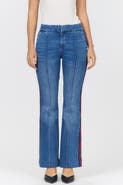 Dear John Florence Mid Rise Side Stripe Bootcut Jeans