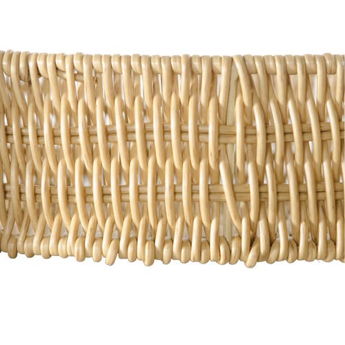 Kaplan Early Learning Company Turtle Washable Wicker Basket In Brown