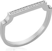 Monica Vinader Signature Thin Diamond Ring