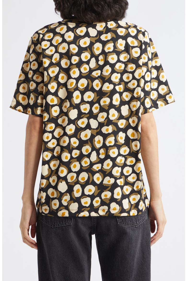 Tunnit Pikku Vikuri Print Cotton T-Shirt, Alternate, color, BEIGE/ BLACK/ OLIVE GREEN