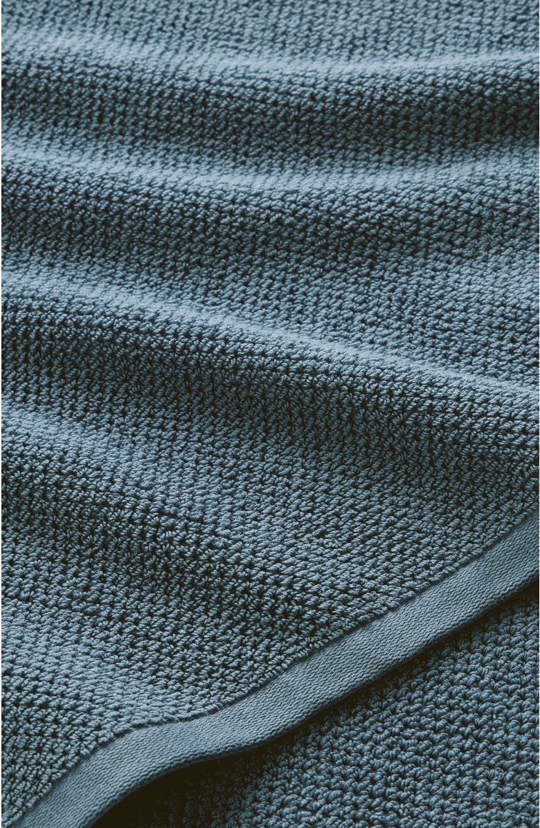 CHRISTY Brixton Textured Popcorn Weave Hand Towels, Alternate, color, Slate