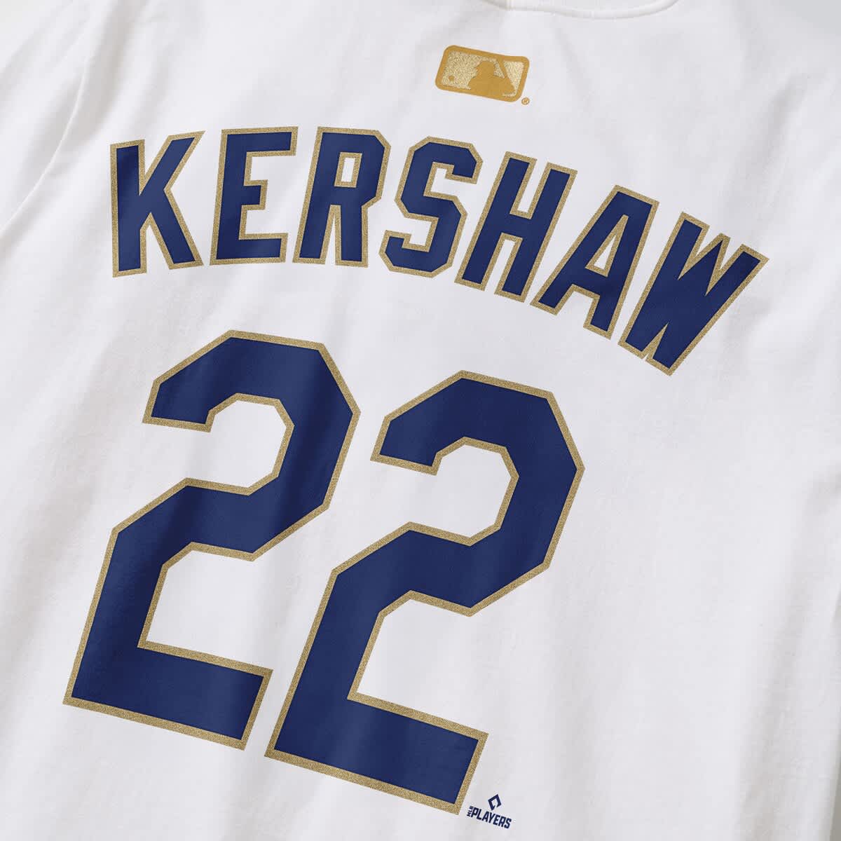 Men's Nike Clayton Kershaw White Los Angeles Dodgers 2026 Gold