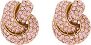 Oscar de la Renta Love Knot Clip-On Earrings