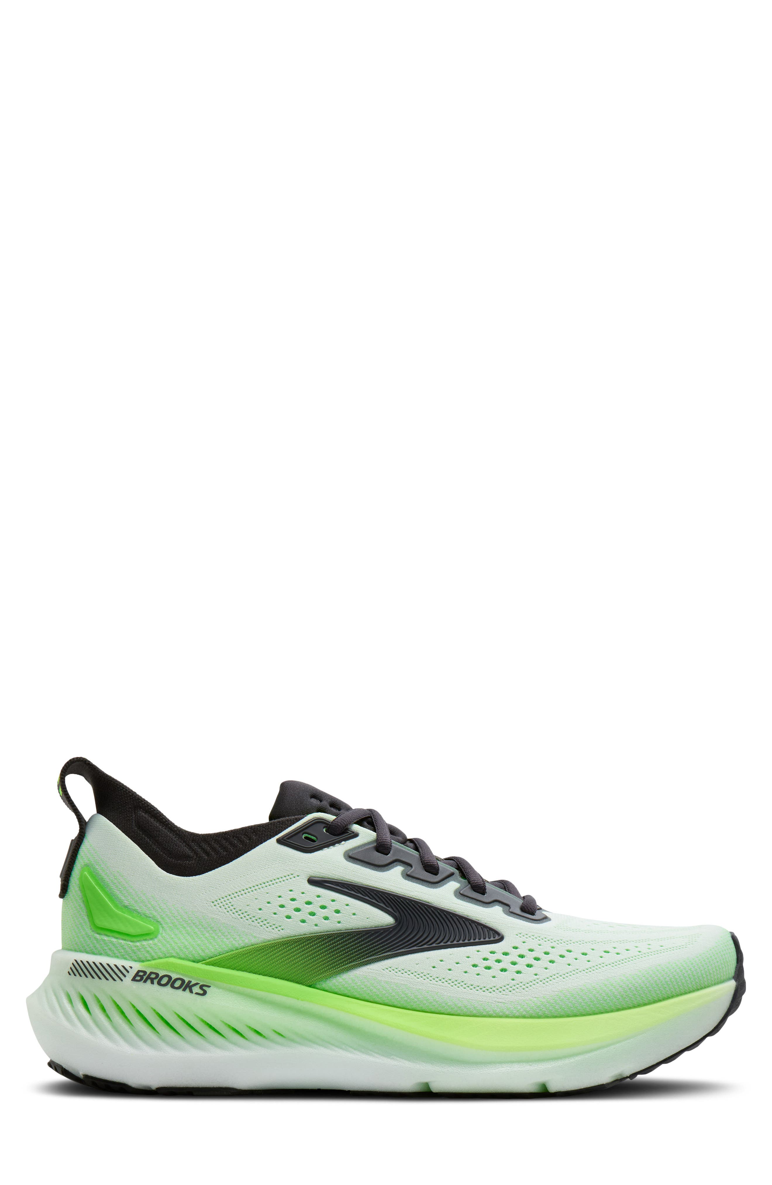 Glycerin GTS 23 Running Shoe, Alternate, color, WHITE/ PHANTOM/ GREEN GECKO