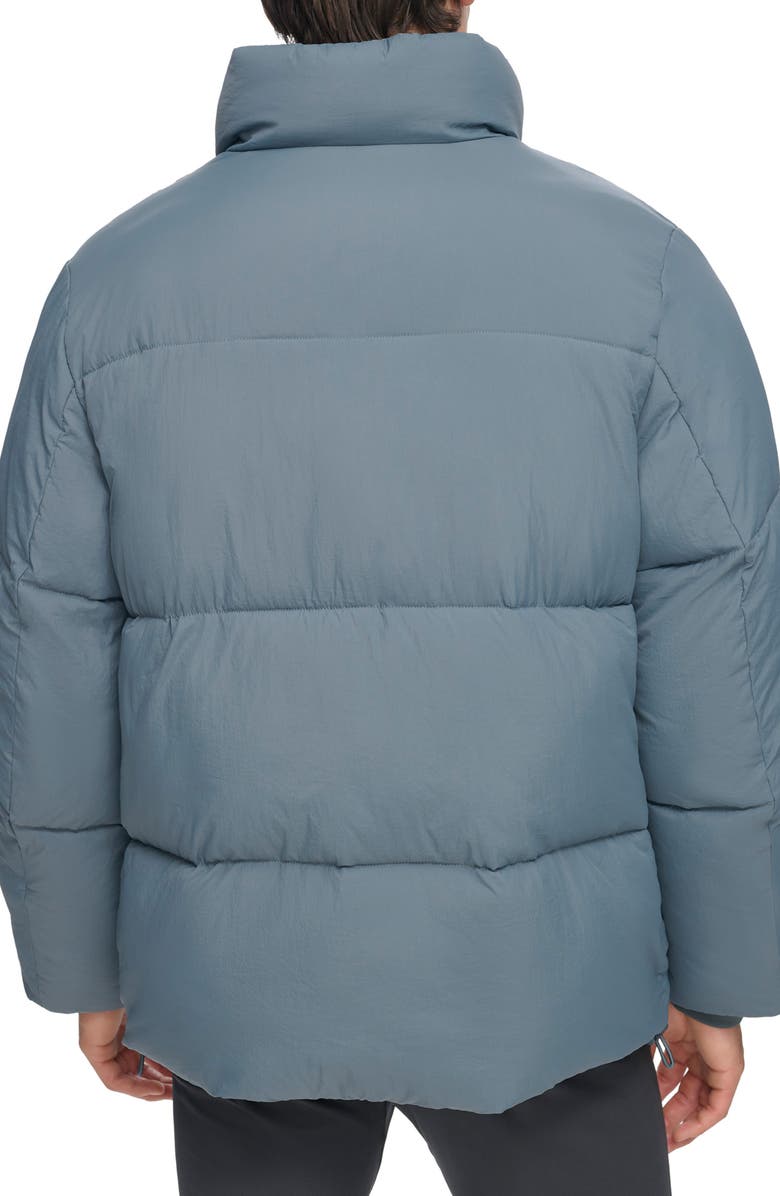 DKNY Zip Front Jacket, Alternate, color, Blue