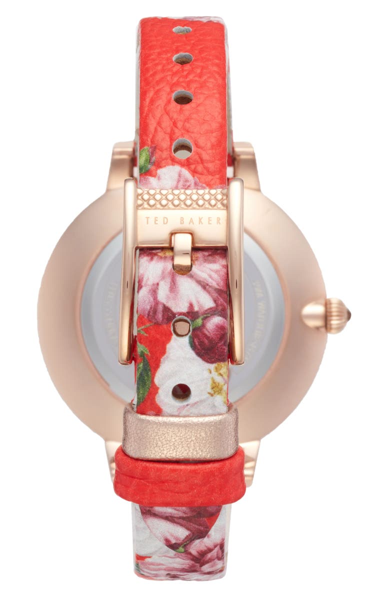 Ted Baker London Kate Leather Strap Watch, 36mm, Alternate, color, 