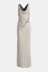 KATE BARTON Naomi Cowl Neck Maxi Dress