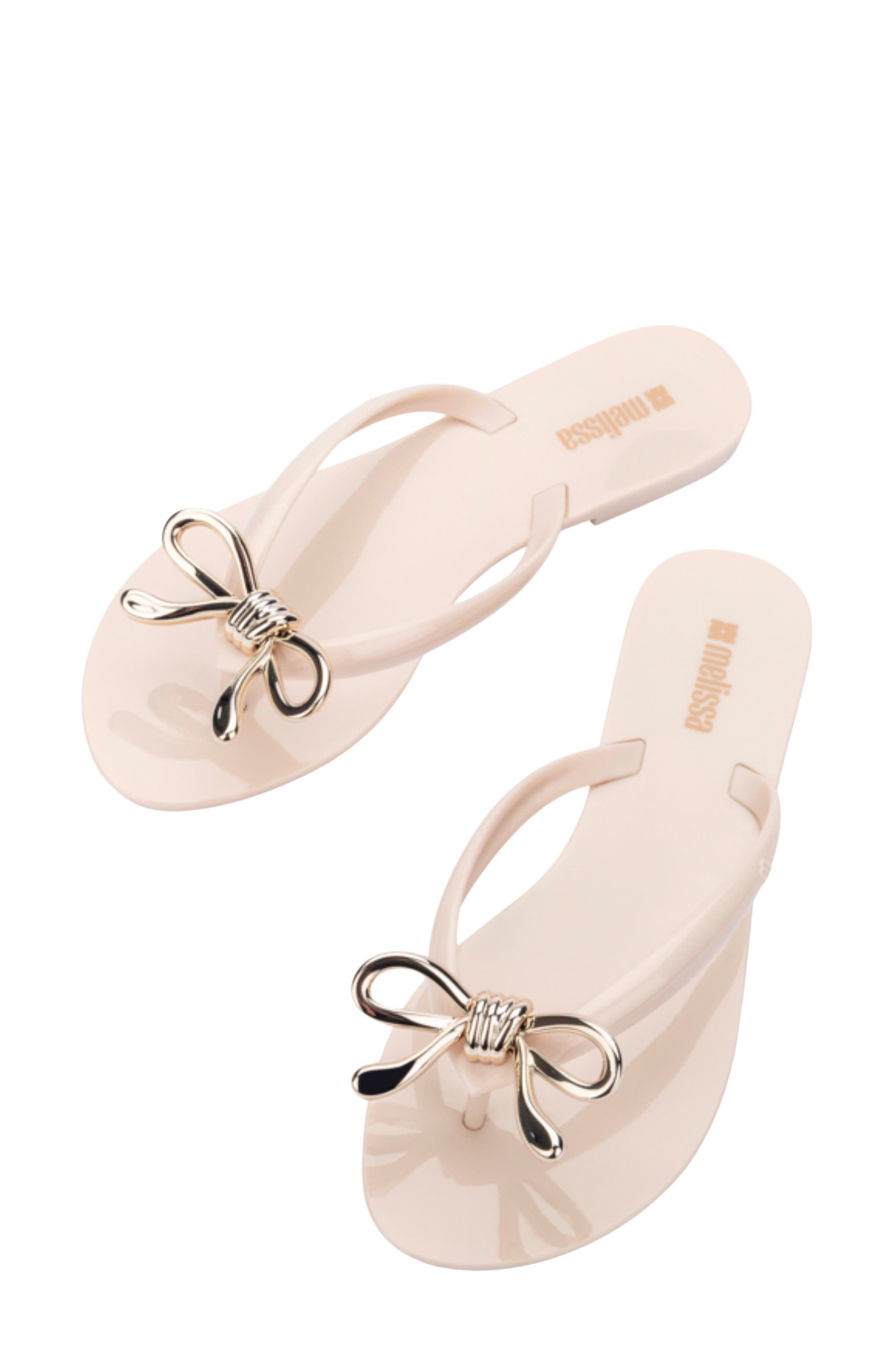 Harmonic Iris Flip Flop, Alternate, color, BEIGE/GOLD