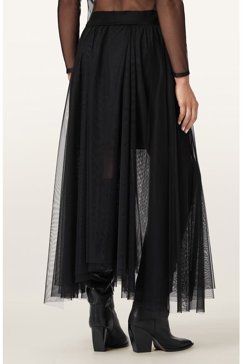 Ally Tulle Skirt, Alternate, color, BLACK