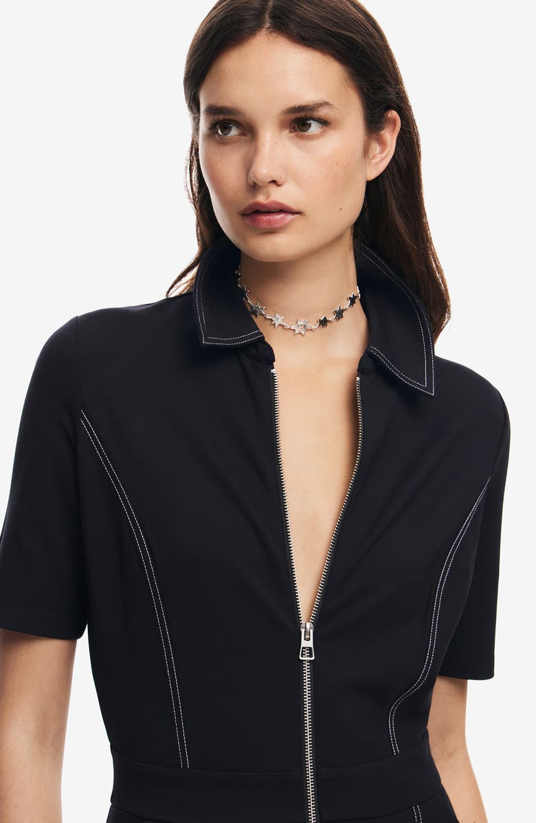 Desigual Newcastle Wide Leg Jumpsuit, Alternate, color, 