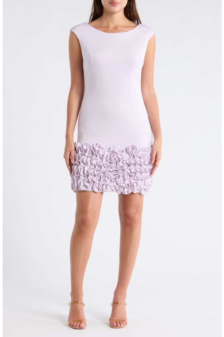 Ruffle Hem A-Line Dress, Main, color, LILAC