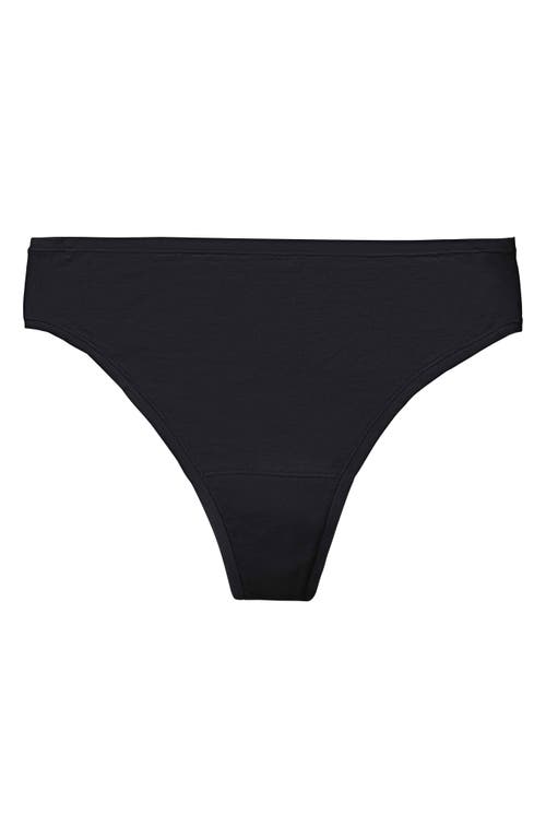 Natori Bliss Bare Cotton Hipster Briefs In Black