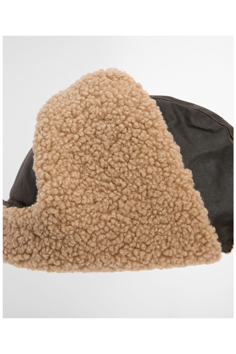 Morar Waxed Faux Shearling Trapper, Alternate, color, RUSTIC