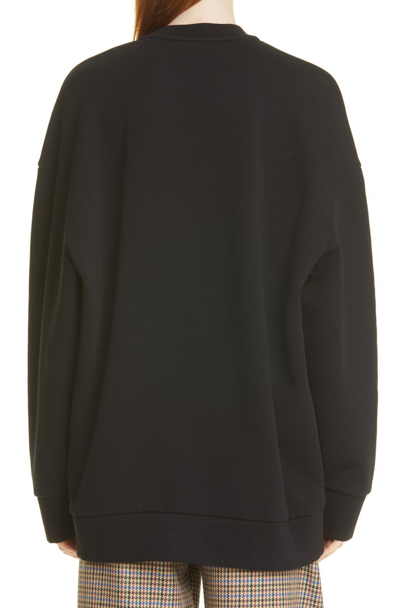 Stella McCartney Rave Graphic Sweatshirt, Alternate, color, 