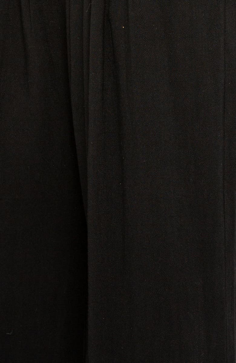 BUXOM COUTURE Wide Leg Jumpsuit, Alternate, color, Black