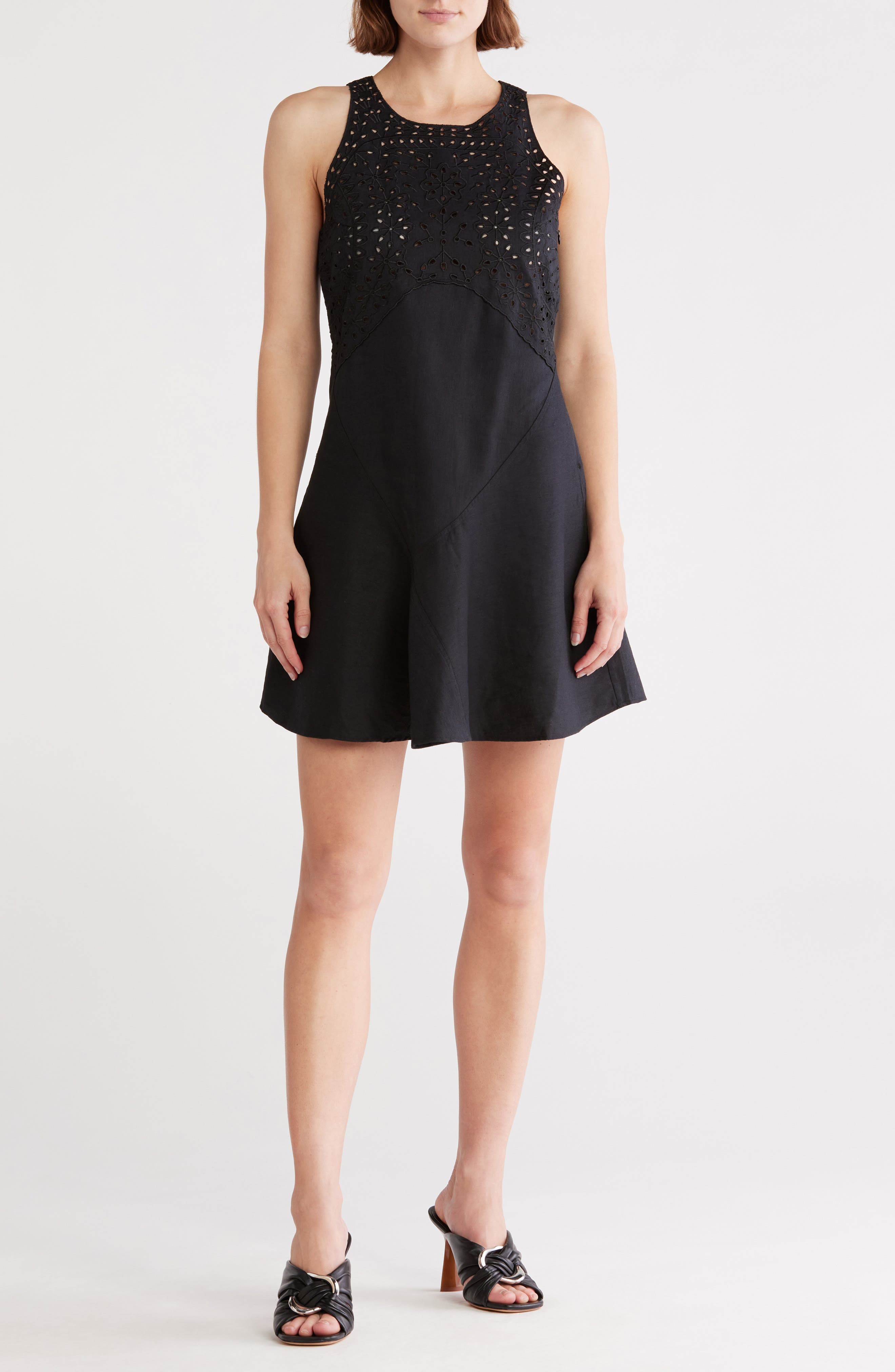 Joie Henri Broderie Anglaise Dress