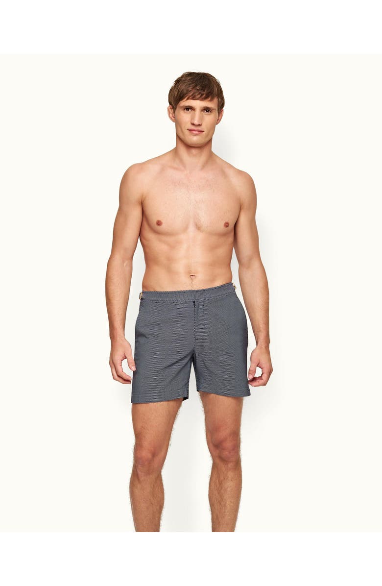 Orlebar Brown Bulldog X Smarter Classic Swim Shorts, Main, color, Honeycomb