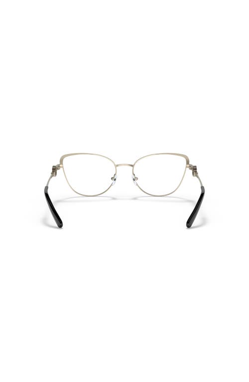 Michael Kors 54mm Cat Eye Optical Glasses In Gold