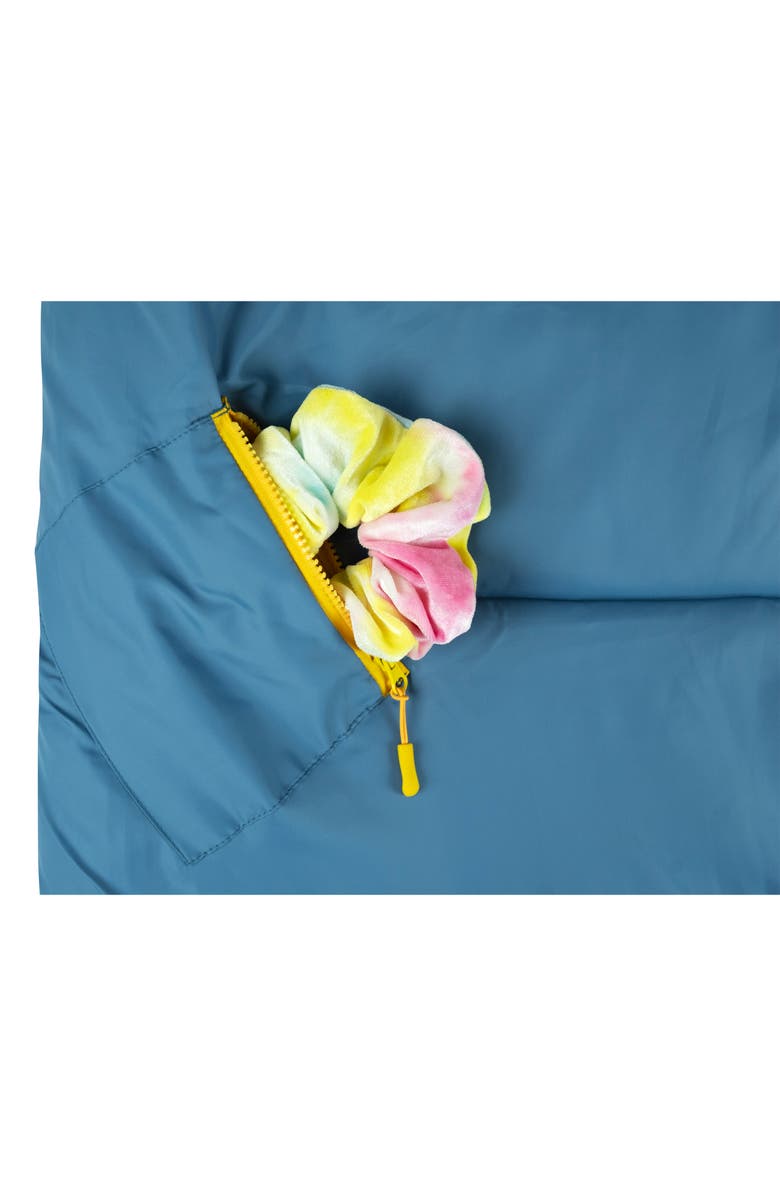 mimish Kids' Sleep-n-Pack Faux Shearling Lined Sleeping Bag Backpack, Alternate, color, Hudson Bay